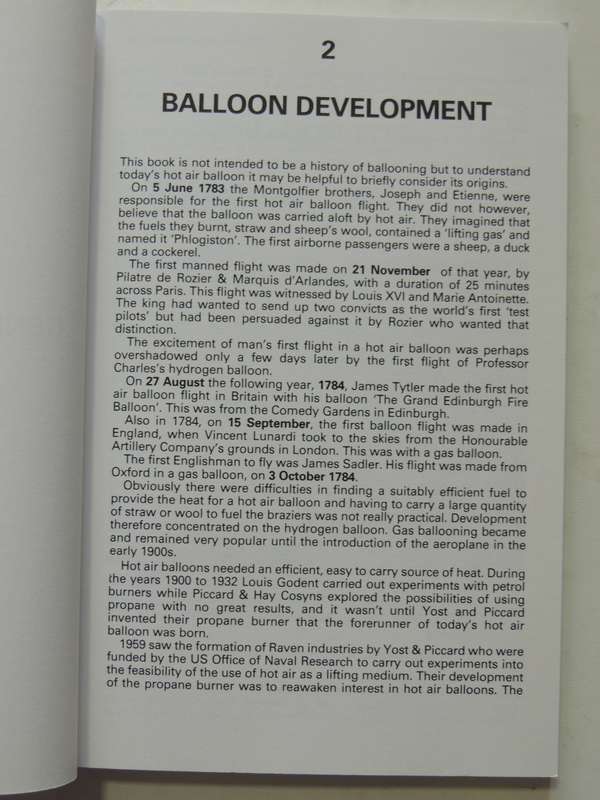 The Ballooning Manual - Pilots, Retrieve Crews, Observers  Bob & Carol Howes