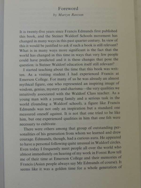 An Introduction To Steiner Education: The Waldoef School - Francis Edmunds