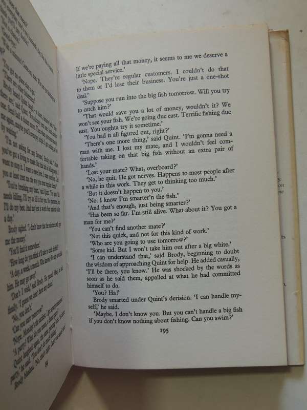 Jaws - Peter Benchley - FIRST UK EDITION 1974