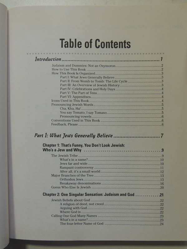 Judaism For Dummies - Rabbi Ted Falcon, Ph.D. & David Blatner