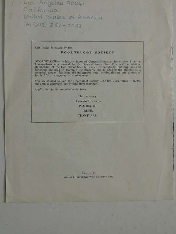 The Story Of Doornkloof