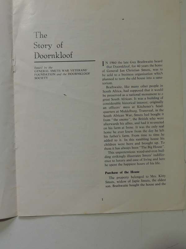 The Story Of Doornkloof
