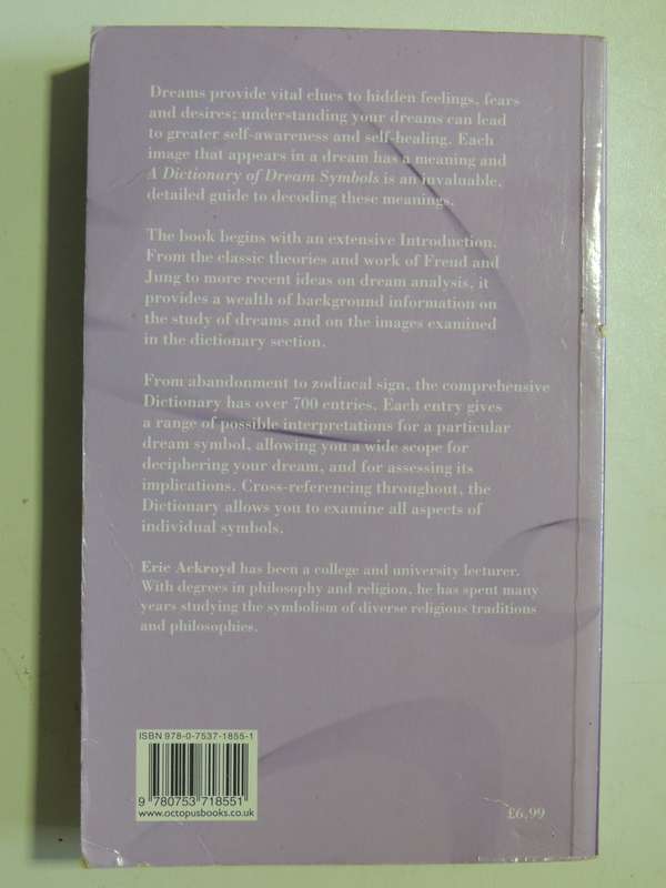 A Dictionary of Dream Symbols - Eric Ackroyd