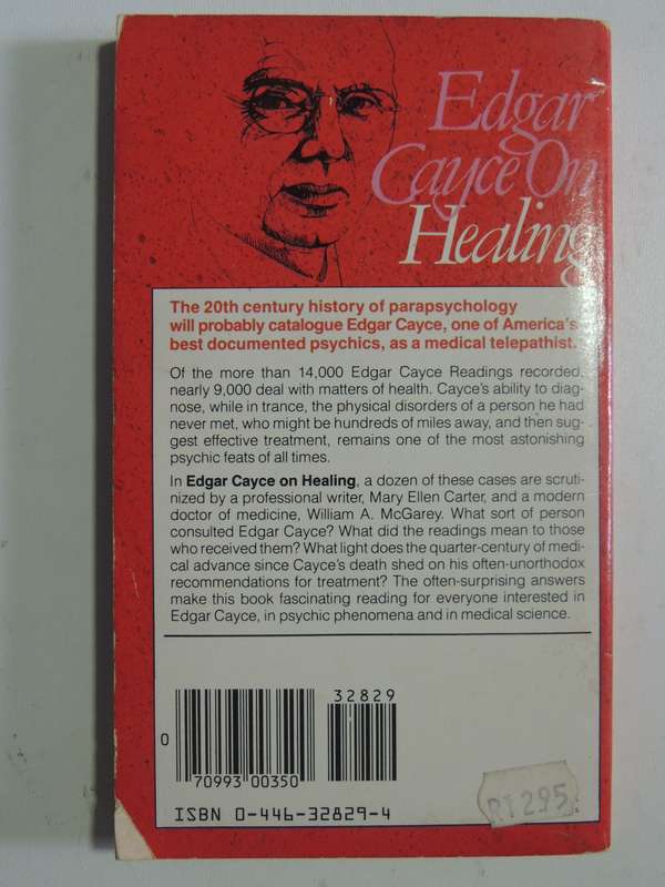 Edgar Cayce On Healing - Mary Ellen Carter & William A. McGarey