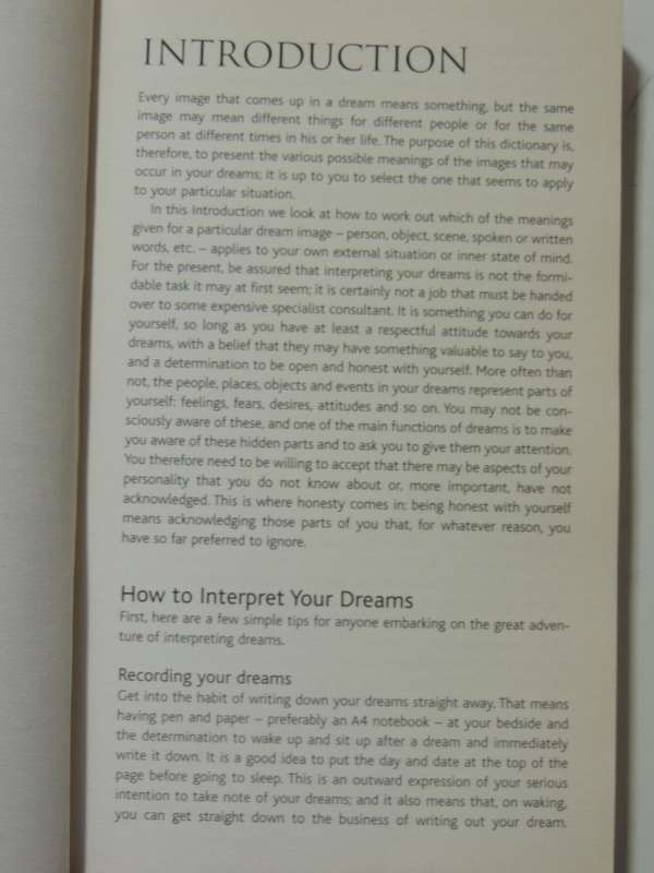 A Dictionary of Dream Symbols - Eric Ackroyd