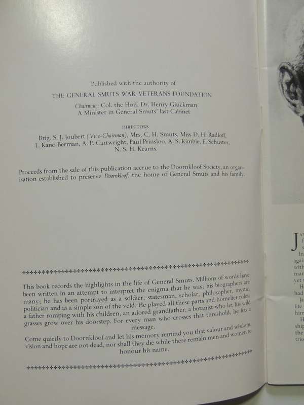 One Man In His Time: A Pictorial Review Of The Life Of Jan Christian Smuts May 24th, 1870 - Septembe