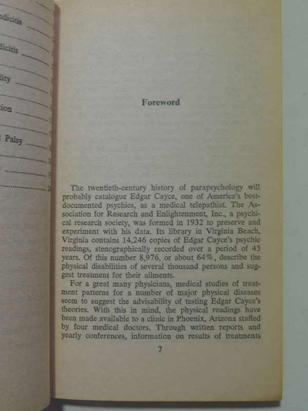 Edgar Cayce On Healing - Mary Ellen Carter & William A. McGarey
