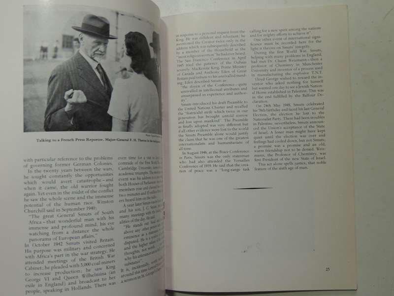 One Man In His Time: A Pictorial Review Of The Life Of Jan Christian Smuts May 24th, 1870 - Septembe