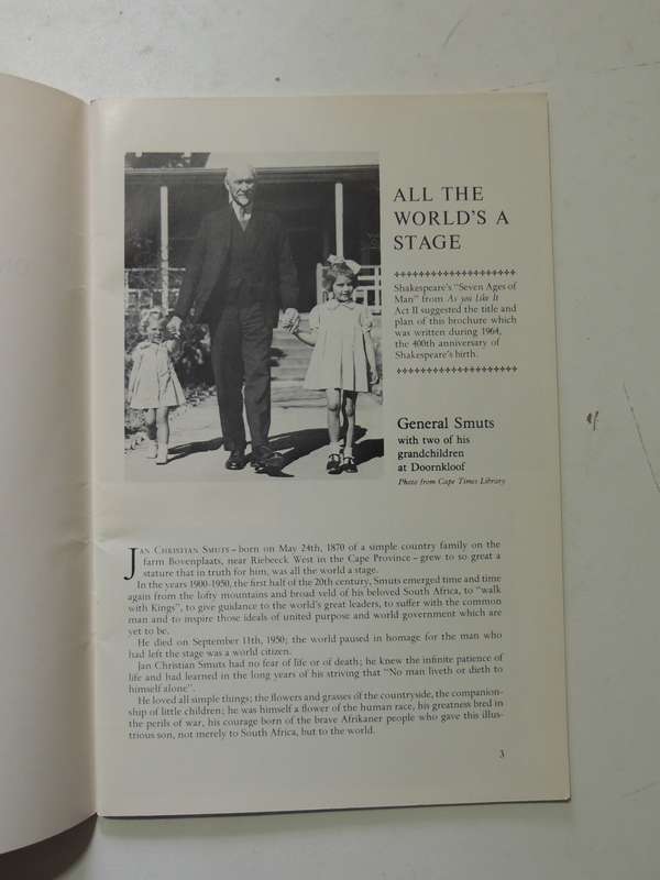 One Man In His Time: A Pictorial Review Of The Life Of Jan Christian Smuts May 24th, 1870 - Septembe
