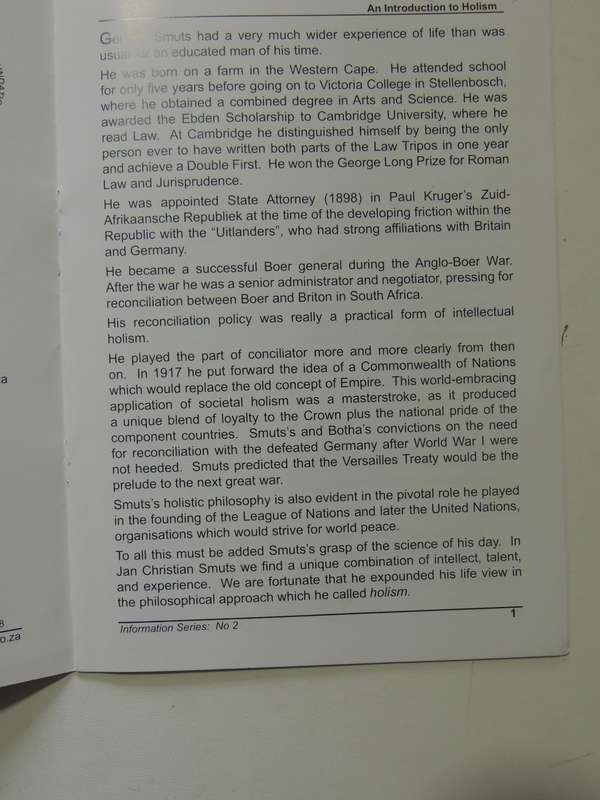 One Man In His Time: A Pictorial Review Of The Life Of Jan Christian Smuts May 24th, 1870 - Septembe