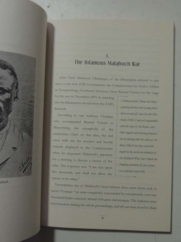 The Infamous Malaboch War, and More Gripping Stories From the Old Transvaal - David Hilton-Barber