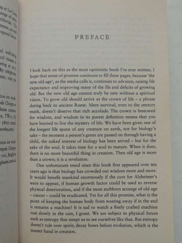 Ageless Body, Timeless Mind  A Practical Alternative To Growing Old- Deepak Chopra