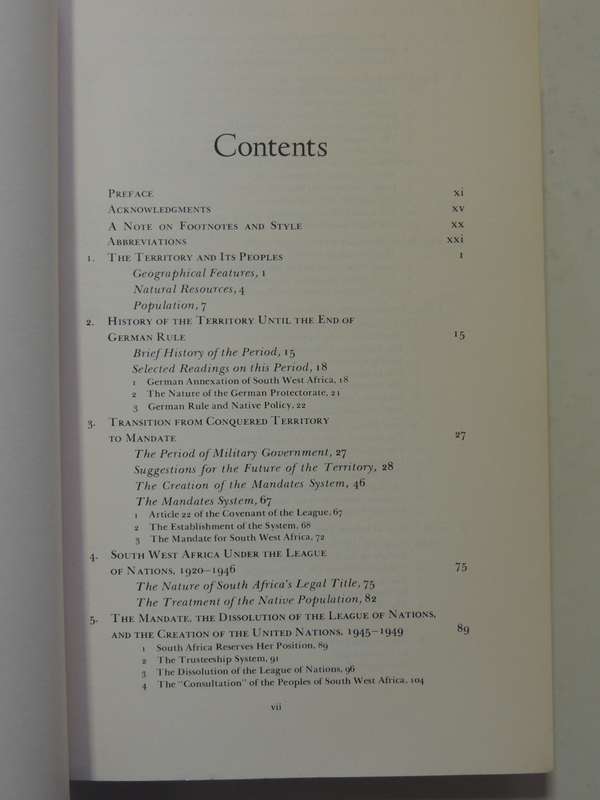 The South West Africa/Namibia Dispute - John Dugard