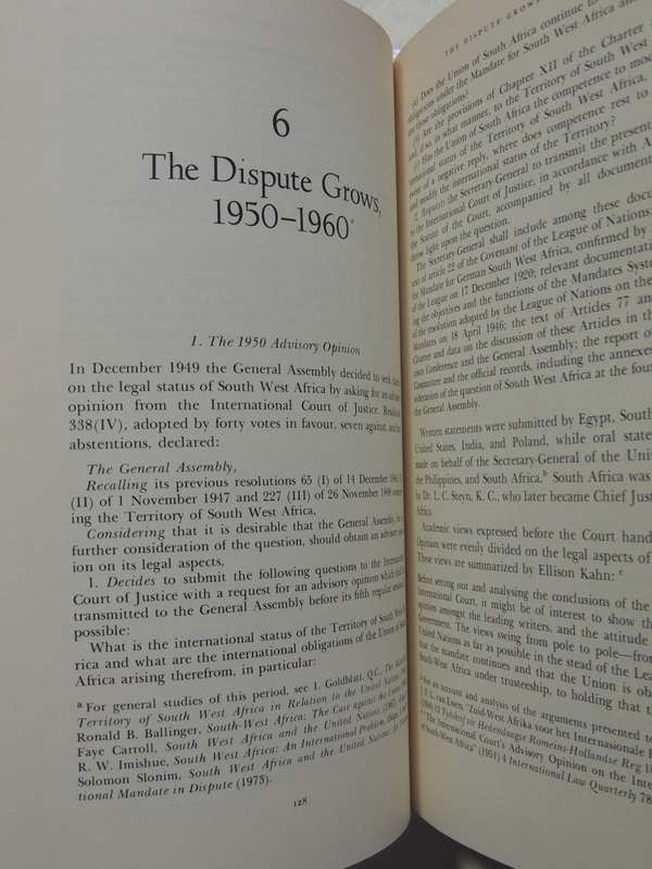 The South West Africa/Namibia Dispute - John Dugard