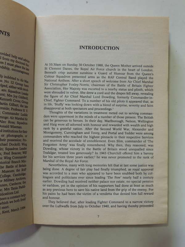 The Battle Of Britain -Dowding And The First Victory, 1940  John Ray