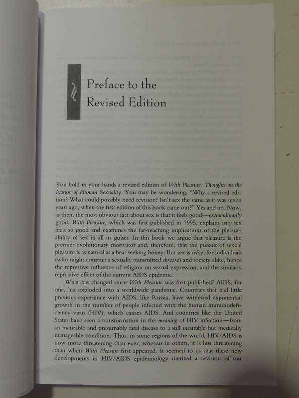 With Pleasure: Thoughts On The Nature Of Human Sexuality - Paul Abramson & Steven Pinkerton