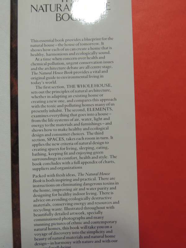 The Natural House Book: Creating A Healthy, Harmonious And Ecologically Sound Home- David Pearson
