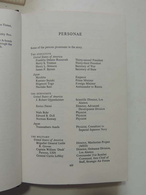 Ruin From The Air - The Atomic Mission To Hiroshima  Gordon Thomas & Max Morgan Witts