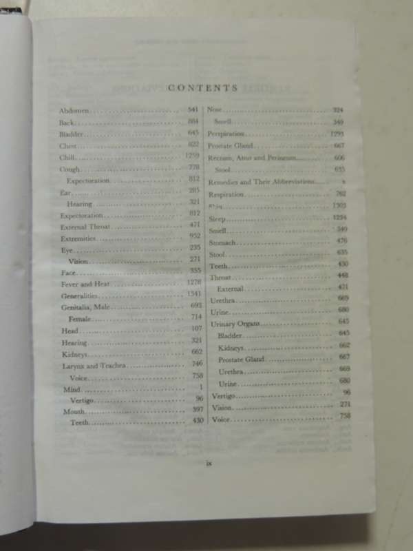 Repertory of the Homoeopathic Materia Medica & A Word Index - JT Kent  Indian Reprint 2002 from 6th