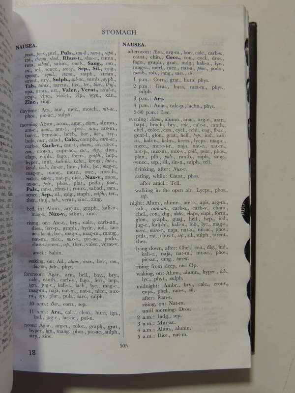 Repertory of the Homoeopathic Materia Medica & A Word Index - JT Kent  Indian Reprint 2002 from 6th