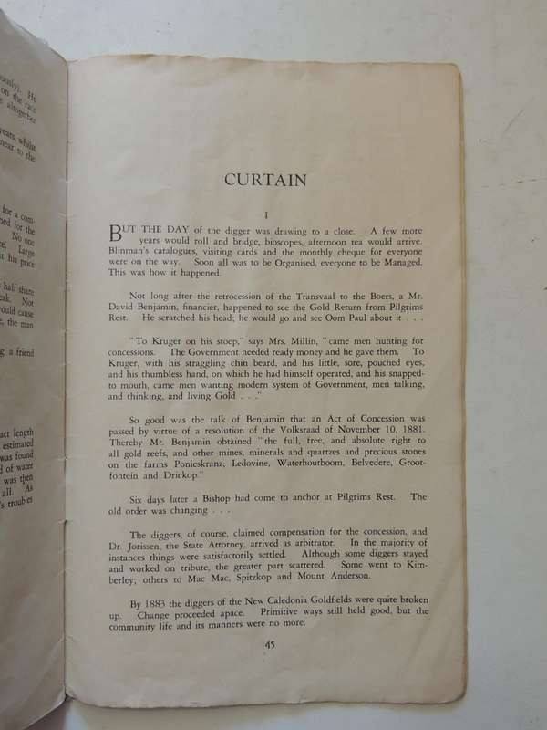 The Pilgrim Diggers Of The Seventies: A Short History Of The Origin Of Pilgrims Rest (1873-1881) Wit