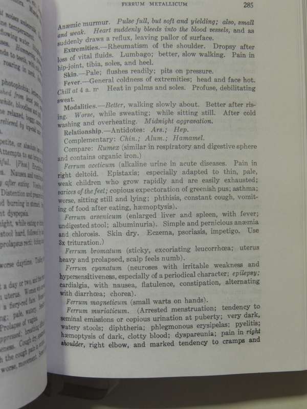Homoeopathic Materia Medica Comprising the Characteristic & Guiding Symptoms / Remedies - Boericke