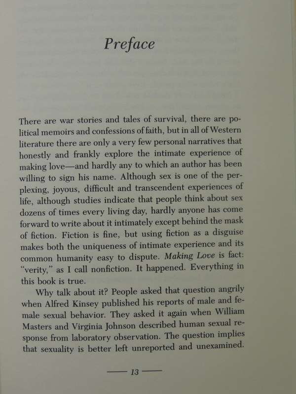 Making Love: An Erotic Odyssey- Richard Rhodes