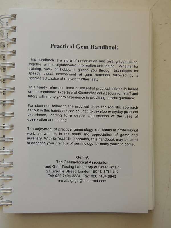 The Gemmological Association And Gem Testing Laboratory Of Great Britain: Practical Gem Handbook
