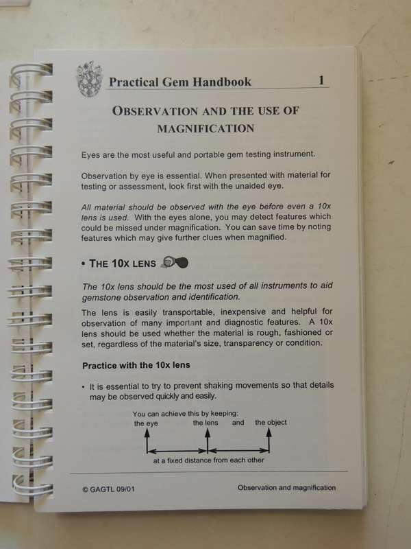 The Gemmological Association And Gem Testing Laboratory Of Great Britain: Practical Gem Handbook