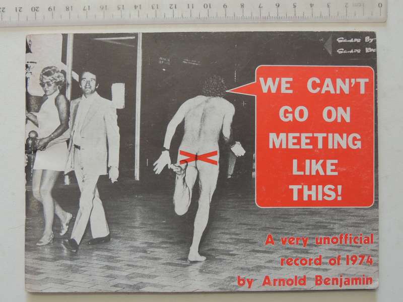 We Can't Go On Meeting Like This: A Very Unofficial Record Of 1974- Arnold Benjamin