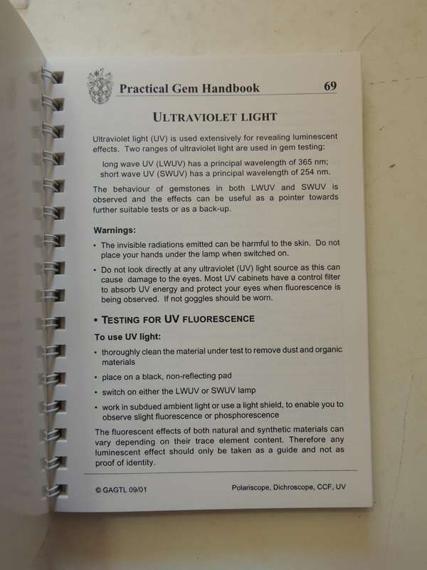 The Gemmological Association And Gem Testing Laboratory Of Great Britain: Practical Gem Handbook