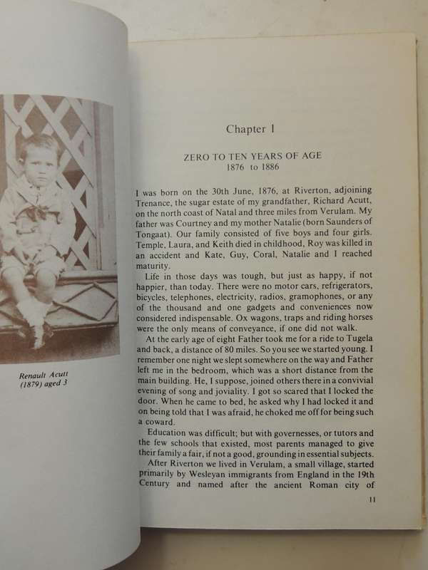 Reminiscences Of A Rand Pioneer: Autobiography Of Renault Courtney Acutt 1876-1973