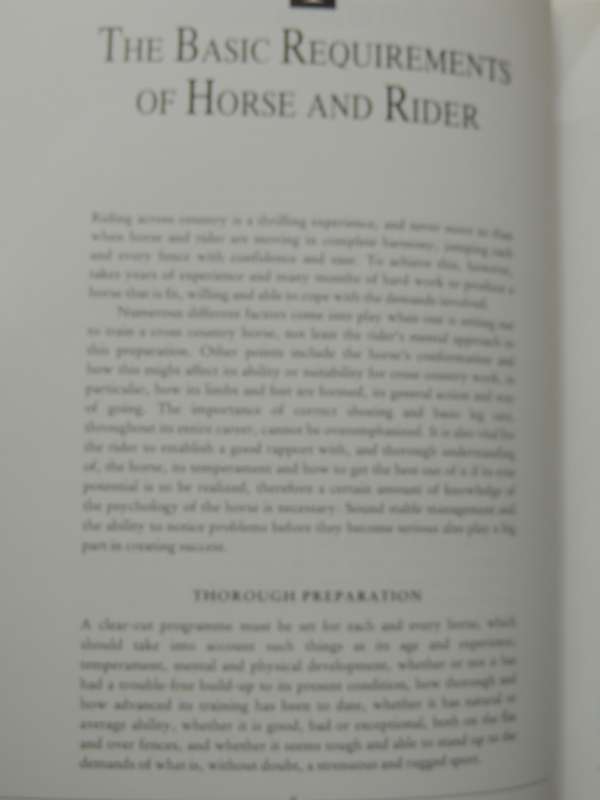 Advanced Cross Country Riding: How To Succeed In Horse Trials -  Jane Holderness-Roddam