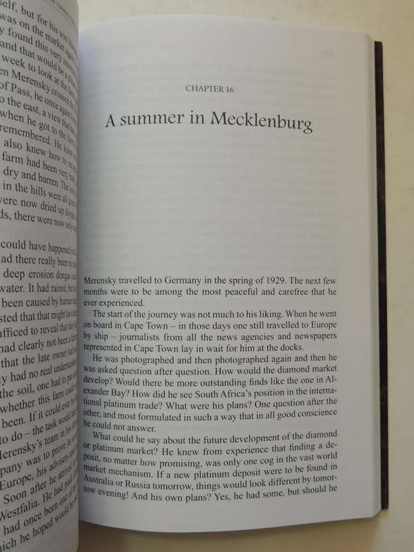 Platinum, Gold And Diamonds: The Adventure Of Hans Merensky's Discoveries- Bernhard W. Machens