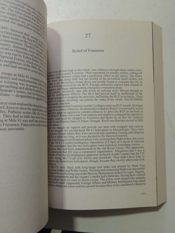 Executive Outcomes: Against All Odds- Eeben Barlow   1st Edition