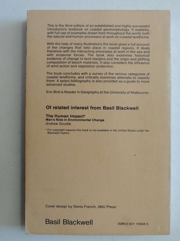 Coasts: An Introduction To Coastal Geomorphology (3rd Edition)Eric C.F. Bird