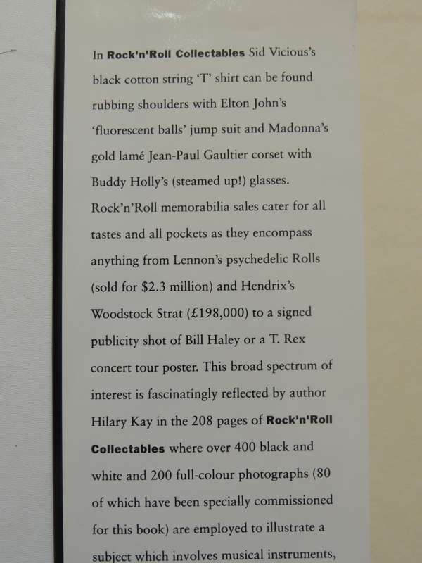 Rock 'N' Roll Collectables: An Illustrated History Of Rock Memorabilia- Hilary Kay