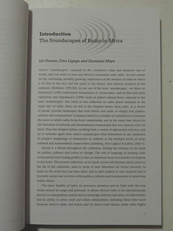 Radio in Africa, Publics, Cultures, Communities - Ed. Liz Gunner, D Ligaga, D Moyo