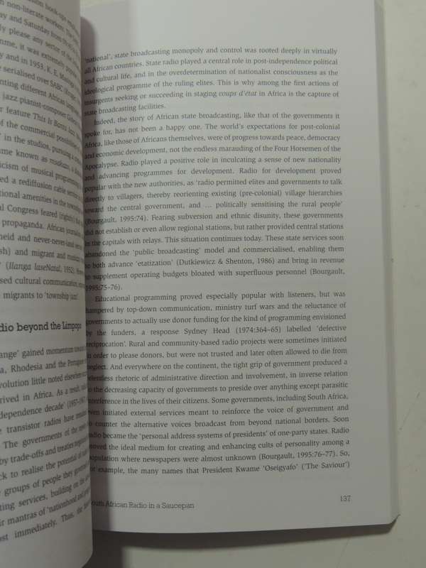 Radio in Africa, Publics, Cultures, Communities - Ed. Liz Gunner, D Ligaga, D Moyo