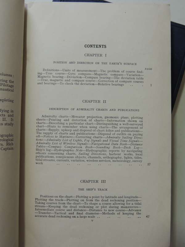 Admiralty Navigation Manual 2 vols (Reprints Vol 1, 1943 Vol 2, 1941)