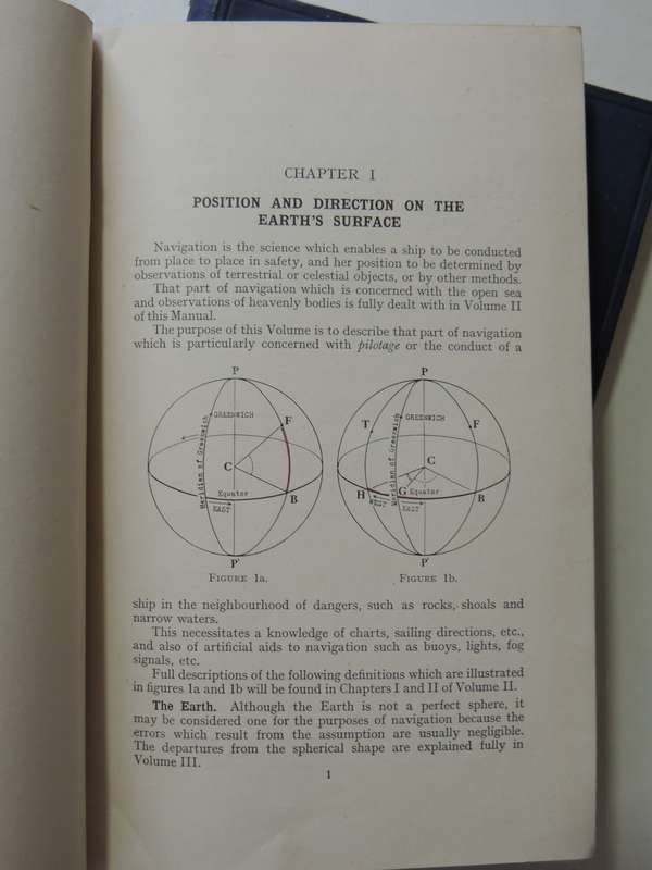 Admiralty Navigation Manual 2 vols (Reprints Vol 1, 1943 Vol 2, 1941)