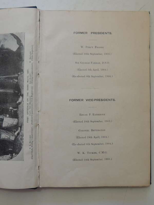 Rand Pioneers: Third Annual Report With Appendices   1906