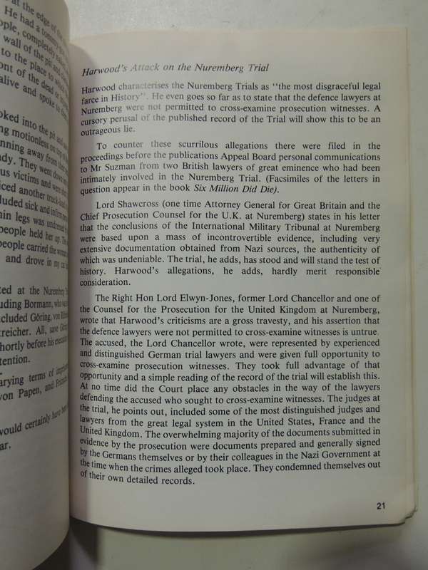 The Holocaust: The Falsehoods And The Facts - Arthur Suzman