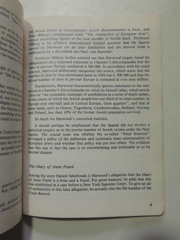 The Holocaust: The Falsehoods And The Facts - Arthur Suzman