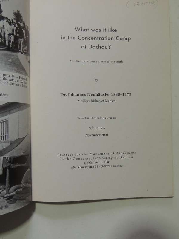 What Was It Like In The Concentration Camp At Dachau? - Dr. Johannes Neuhausler