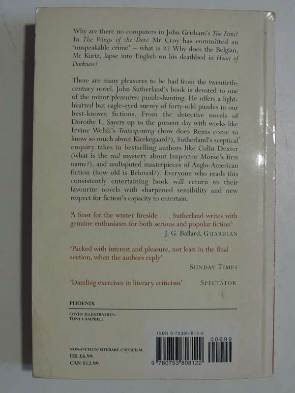 Where Was Rebecca Shot: Puzzles, Curiosities & Conundrums In Modern Fiction - John Sutherland
