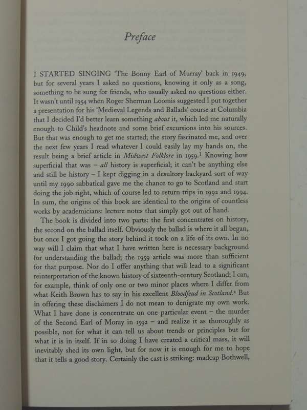 The Bonny Earl Of Murray: The Man, The Murder, The Ballard - Edward D. Ives