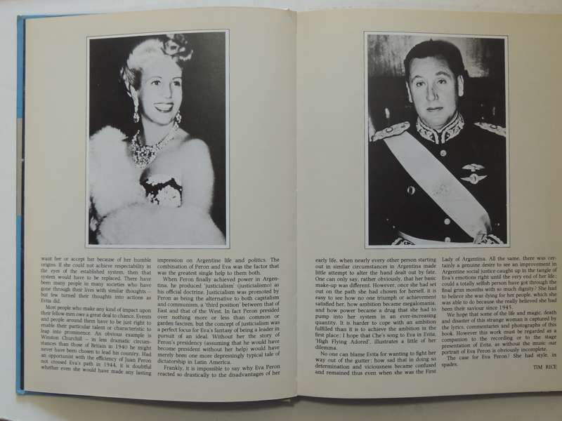 Evita: The Legend Of Eva Peron 1919-1952- Andrew Lloyd Webber & Tim Rice