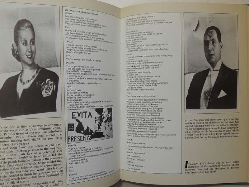 Evita: The Legend Of Eva Peron 1919-1952- Andrew Lloyd Webber & Tim Rice