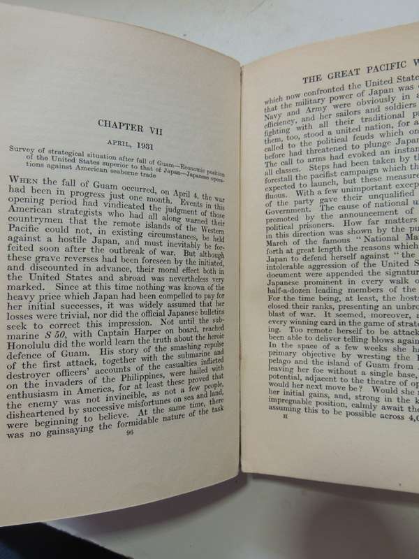 The Great Pacific War 1931-1933 (1st Edition 1925)  Hector C. Bywater